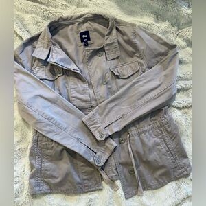 GAP Women's Gray Utility Jacket